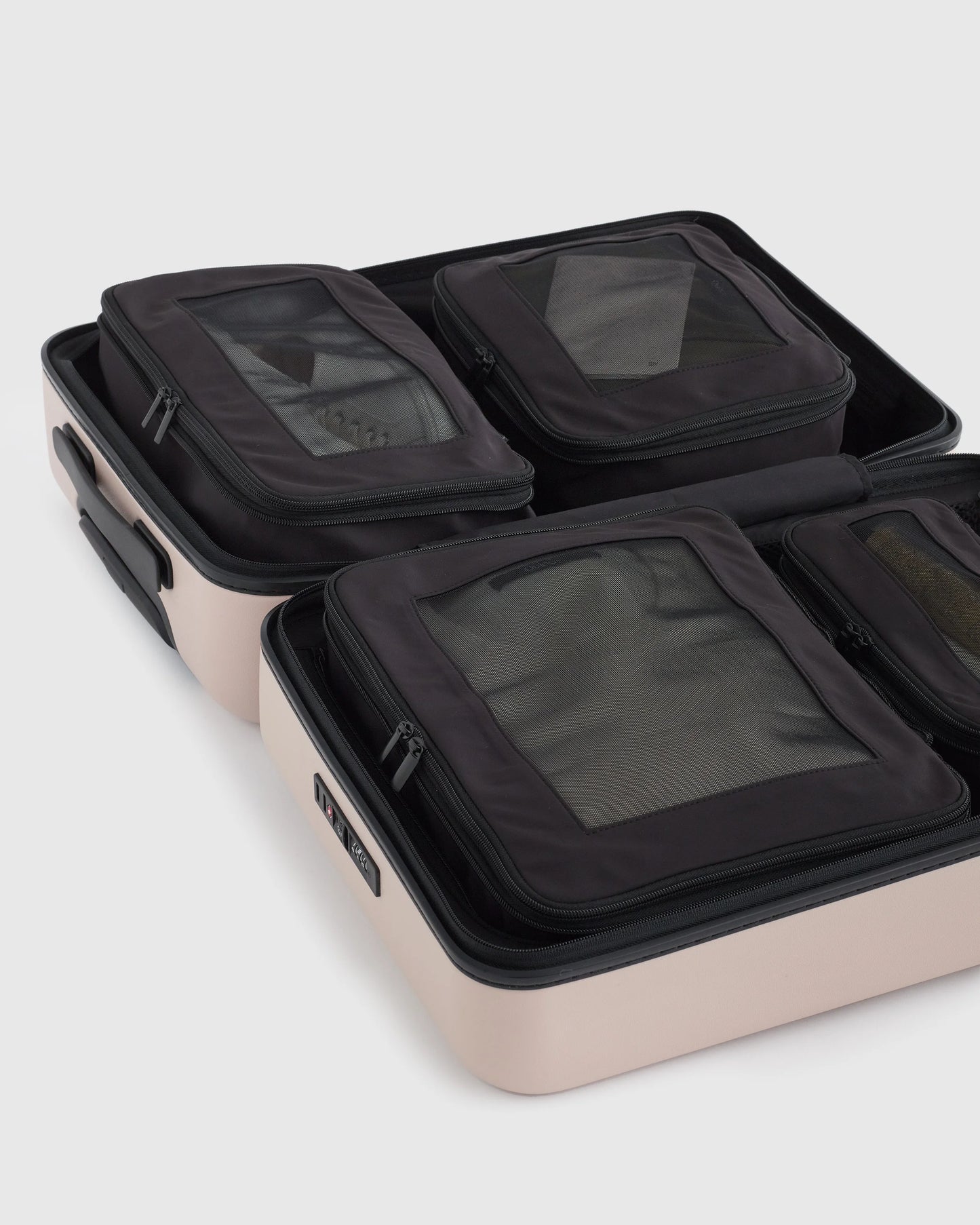 Eco Compression Packing Cubes - 4-Pack / Black