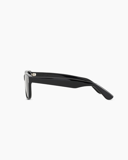 Hayden Polarized Acetate Sunglasses - One Size / Black with Green lens