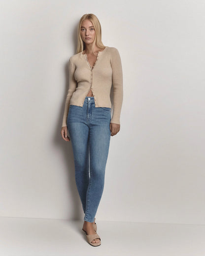 Bella Stretch Skinny Jeans - 24 / Seaside Blue