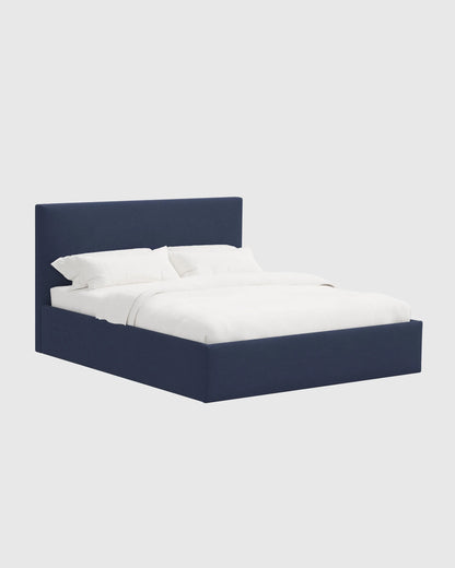 100% Linen Square Bed - Full / Canvas