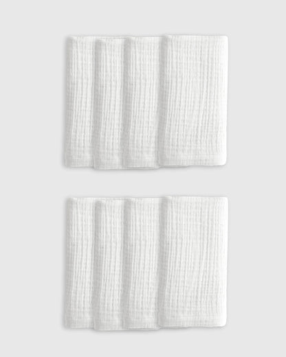 Organic Cotton Gauze Napkins (Set of 8) - One Size / Chocolate