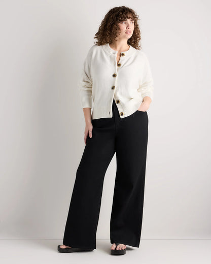 Bella Stretch Wide Leg Jeans - 33 / Midnight Blue