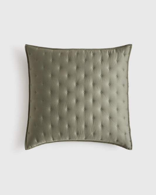 Bamboo Dream Quilted Euro Sham - Euro / Sage