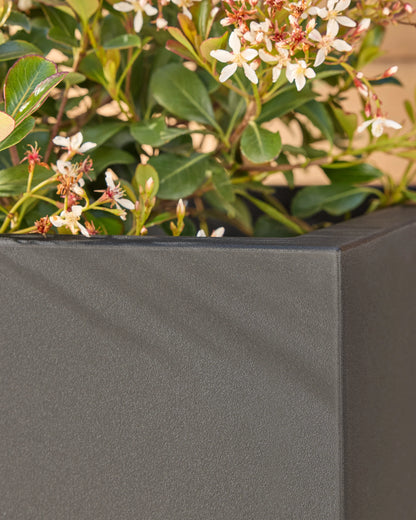 Block Series All Weather Rectangular Planter by Veradek - One Size / Black