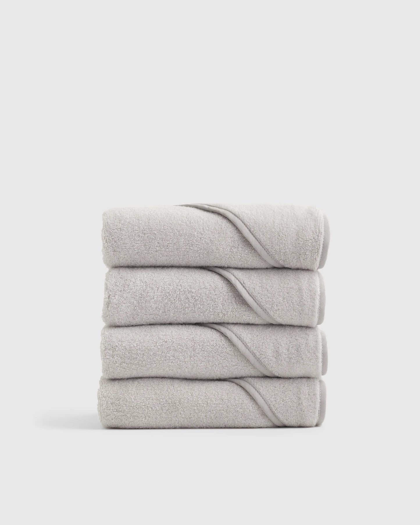 Organic Turkish Cotton Baby Hooded Towel Set 4-Pack - One Size / Light Blue