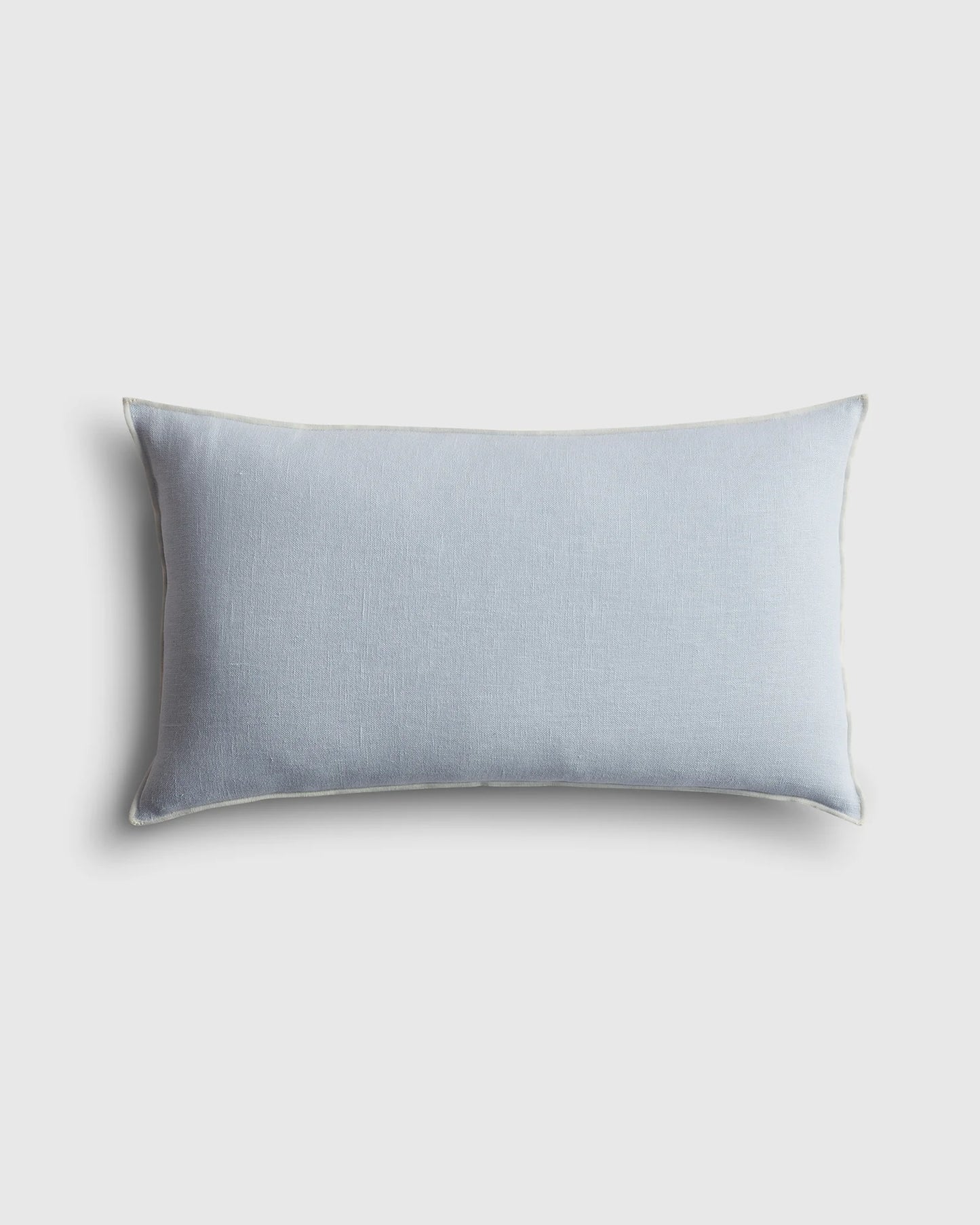 Contrast European Linen Pillow Cover - 12x20 / Sage/Pine