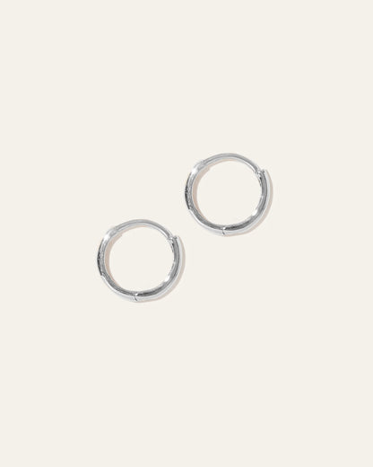 14K Gold Second Piercing Tiny Huggie - Pair - One Size / Yellow Gold