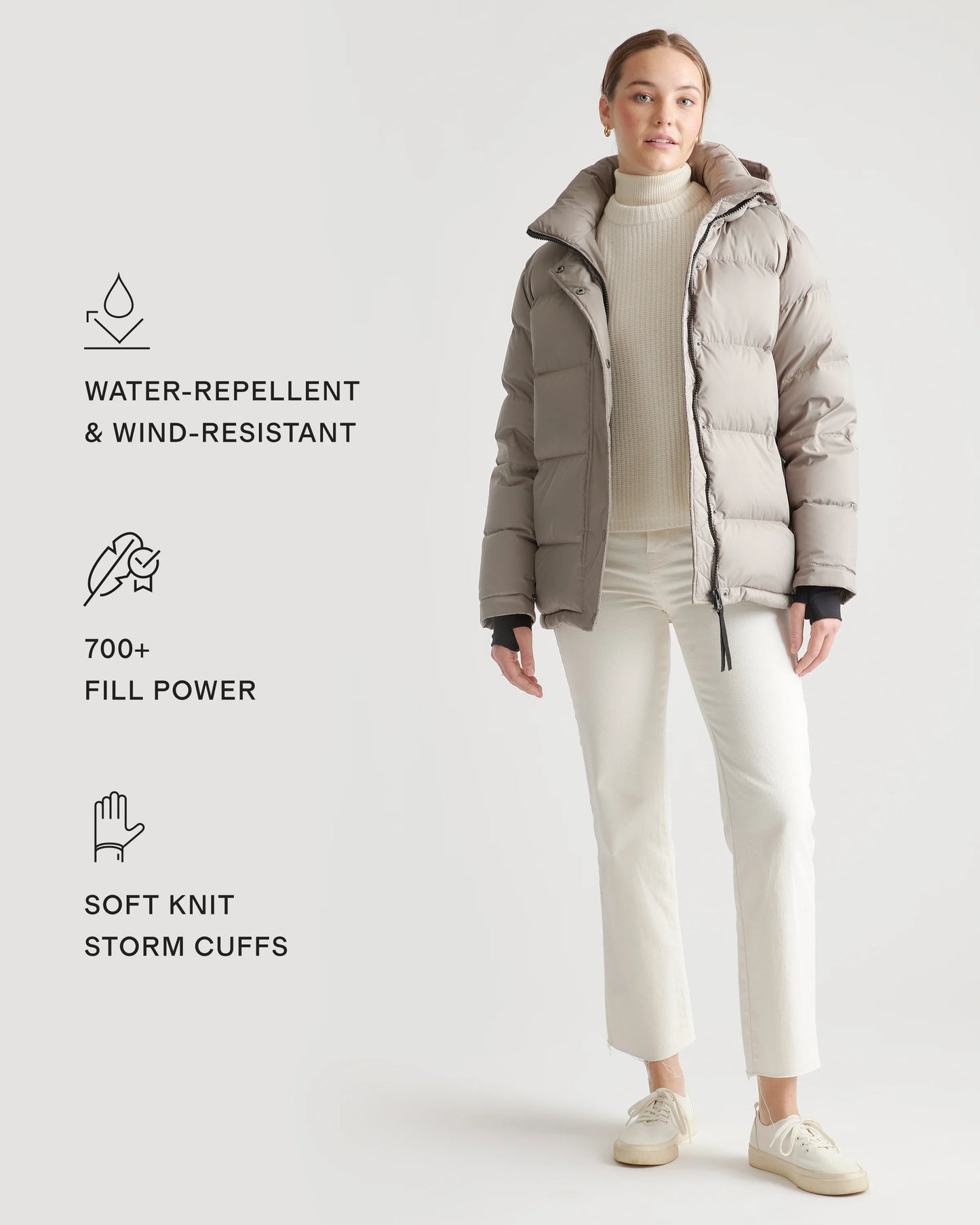 Responsible Down Puffer Jacket - XS / Sea Spray Green