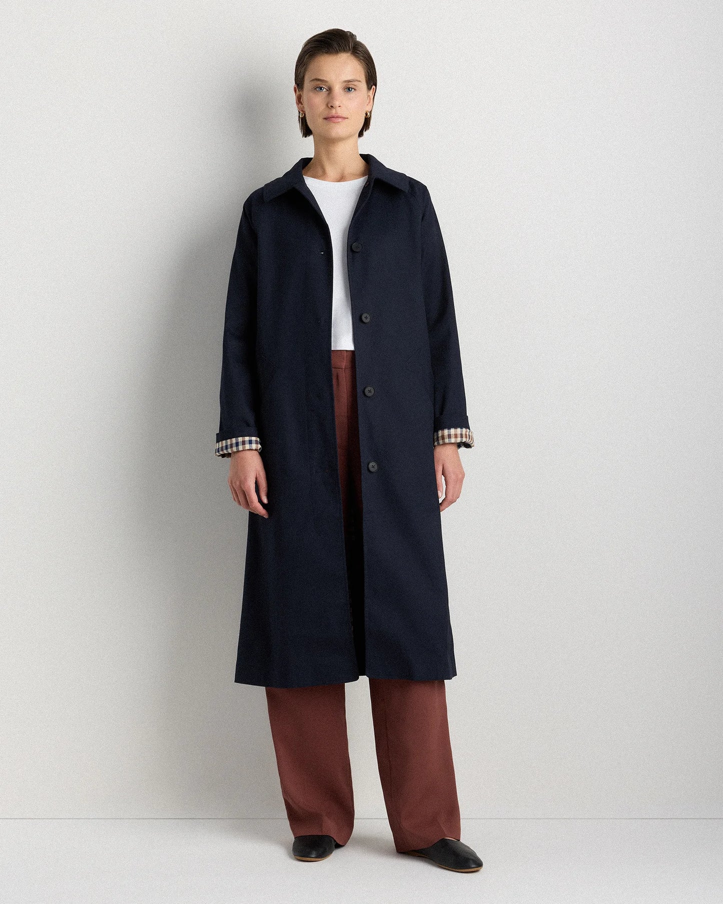 Comfort Stretch Mac Coat - XS / Light Khaki