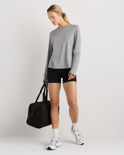 Flowknit Breeze Long Sleeve Top - XS / Heather Deep Navy