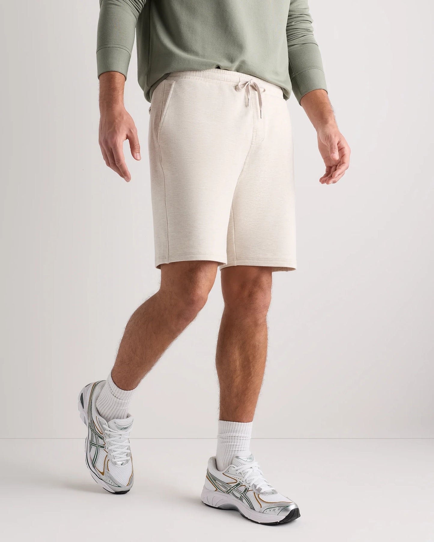 Supersoft Fleece 7.5" Sweatshorts - S / Heather Oatmeal