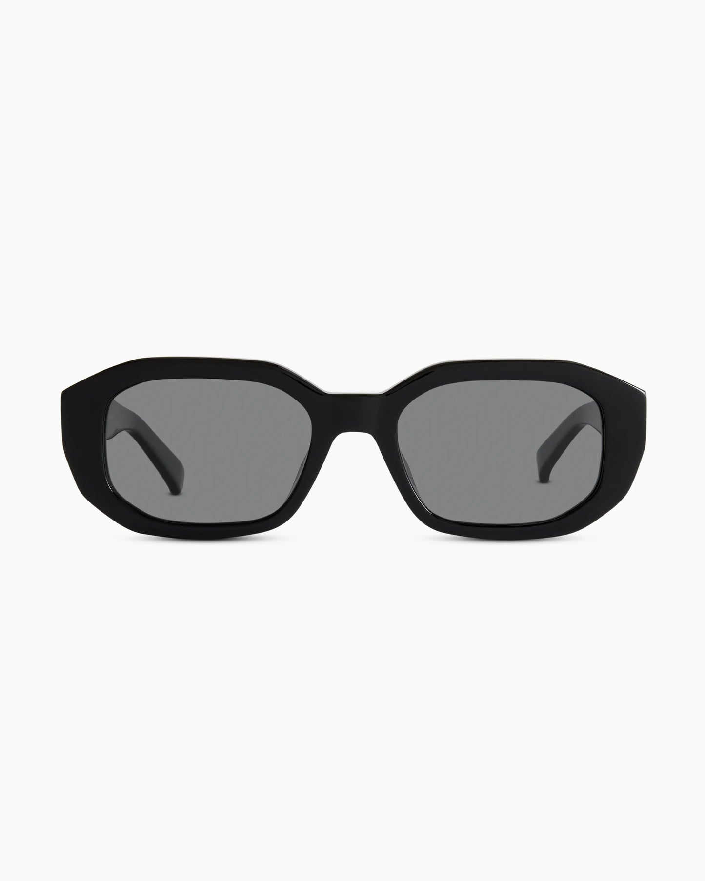 Barbados Polarized Acetate Sunglasses - One Size / Clear Spice with Grey lens