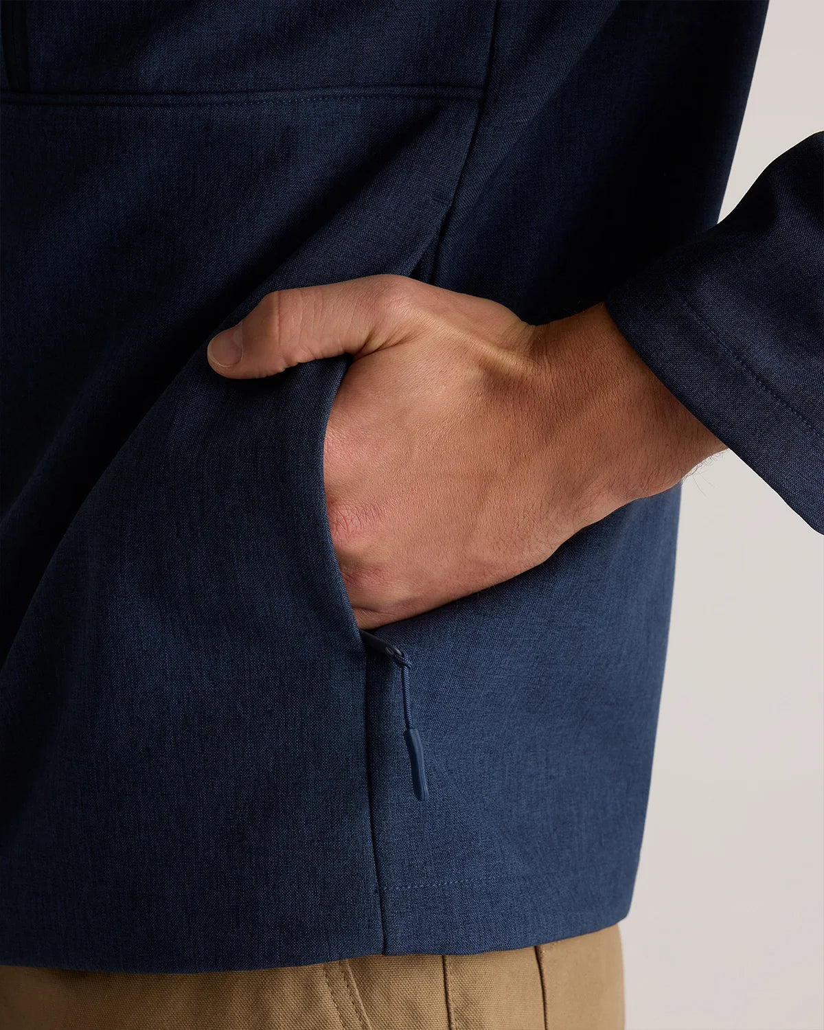 Softshell Fleece-Lined Full-Zip Jacket - S / Heather Shady Charcoal