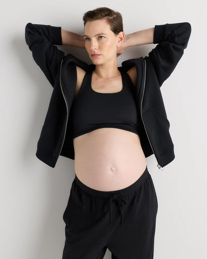 Dream Lounge Maternity Jogger - XS / Bold Black