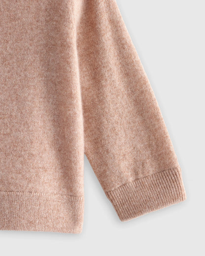 Washable Cashmere Hooded Cardigan - 0-3M / Oatmeal