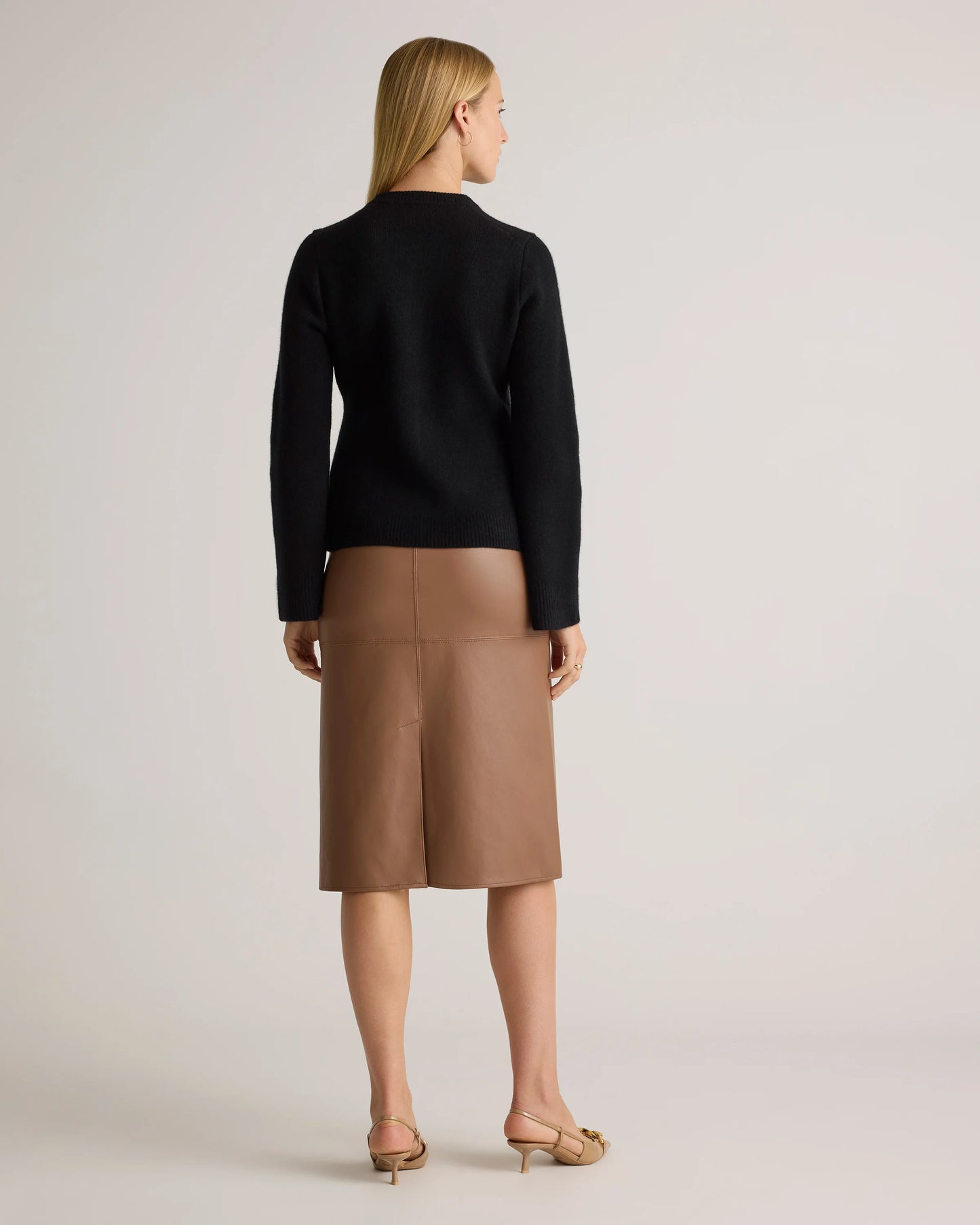 Mongolian Cashmere Structured Cardigan - XS / Oatmeal