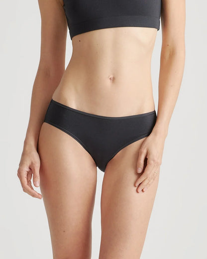 Organic Cotton Hipster (6-pack) - XS / Black