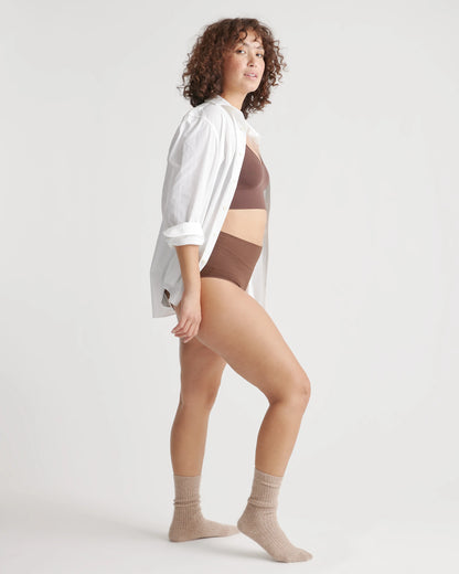 Shaping High-Waisted Brief (3-Pack) - XS / Cocoa