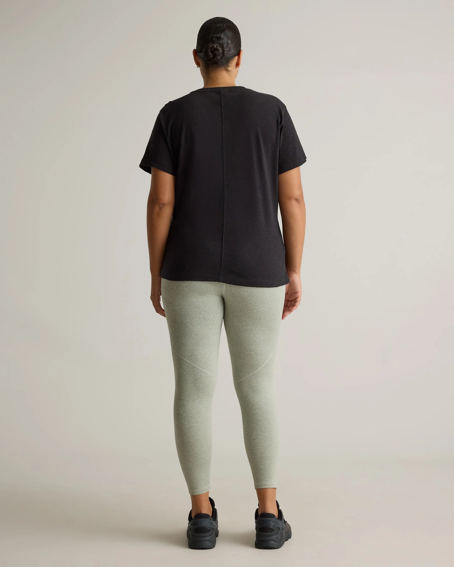 Ultra-Soft High-Rise Pocket Legging - XS / Heather Espresso