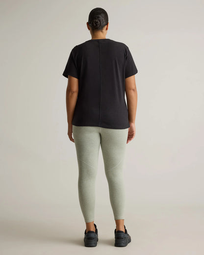 Ultra-Soft High-Rise Pocket Legging - XS / Heather Espresso
