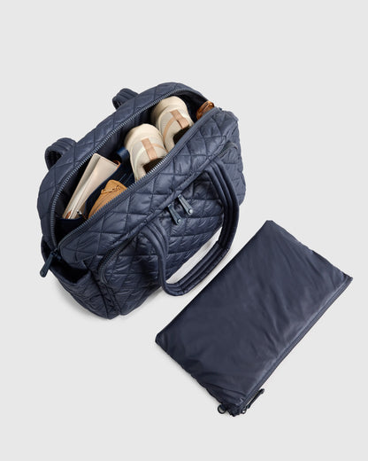Transit Quilted Duffle Bag - One Size / Taupe Brown