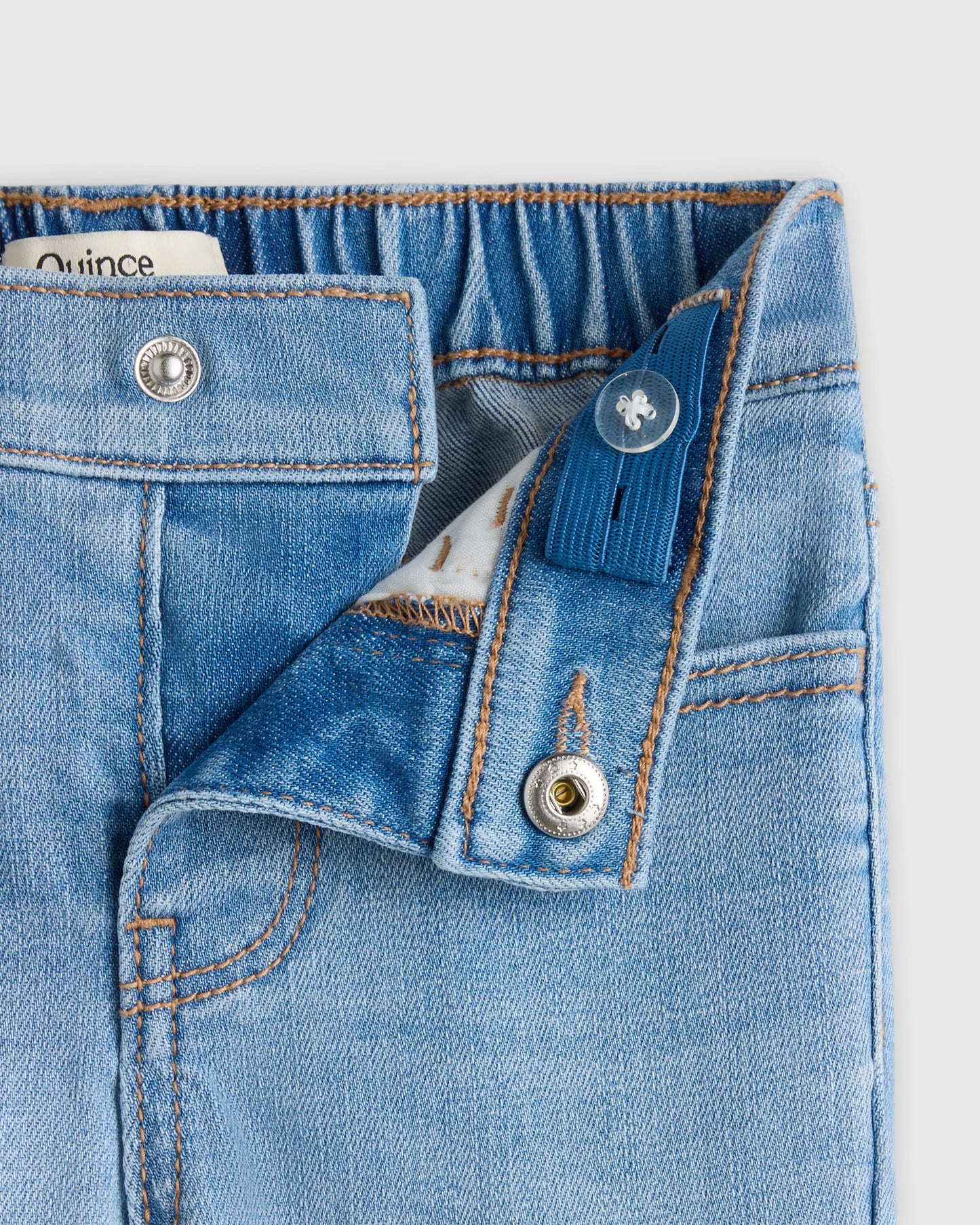 Girls Stretch Wide Leg Jeans - 2T / Light Wash