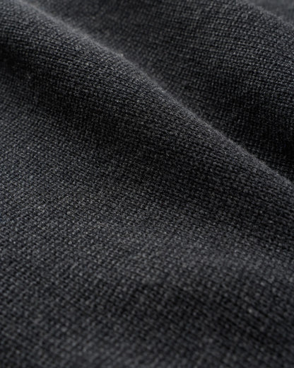 100% Organic Cotton Sweater Jacket - XS / Black/Ivory Colorblock