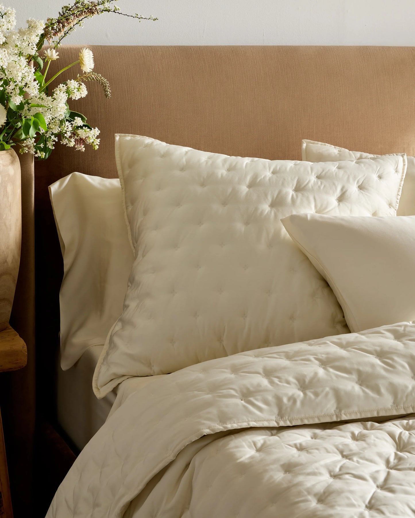 Bamboo Dream Quilted Euro Sham - Euro / Sage