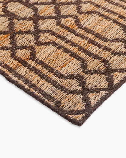 Birch Handwoven Jute-Blend Rug - 5' x 8' / Brown