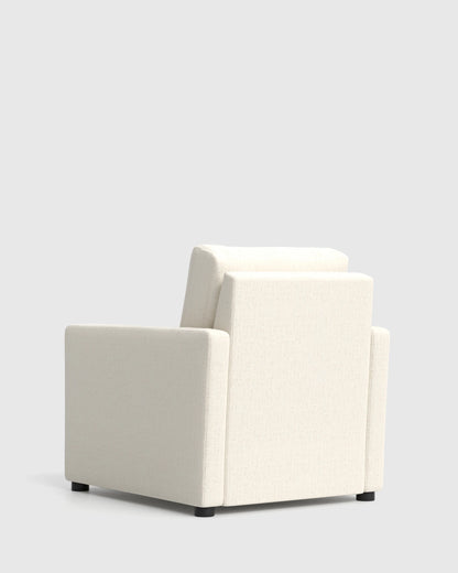Brennan Accent Chair in Performance Chenille Linen Blend - One Size / Sorrell