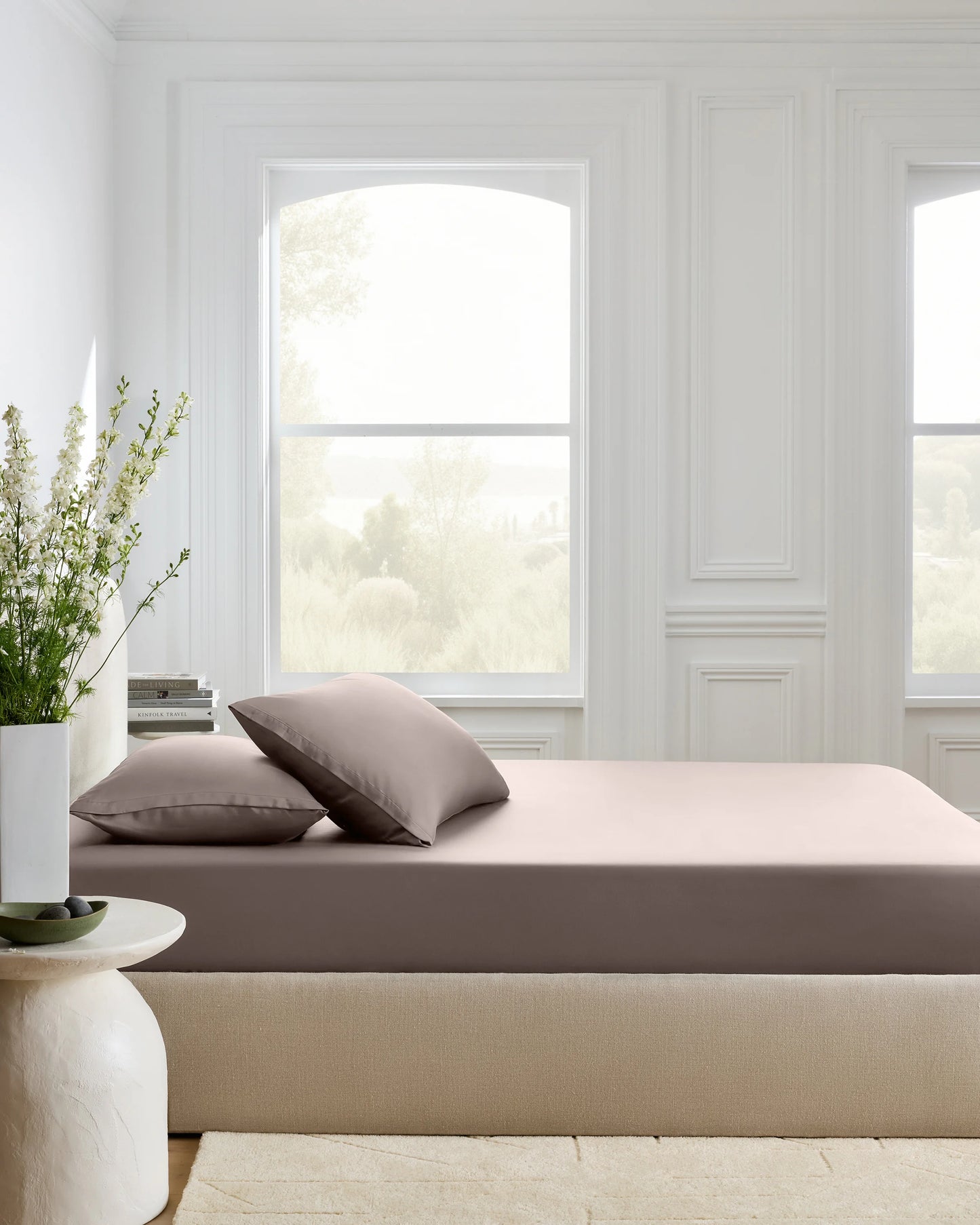 Bamboo Fitted Sheet Set - Twin / Sand