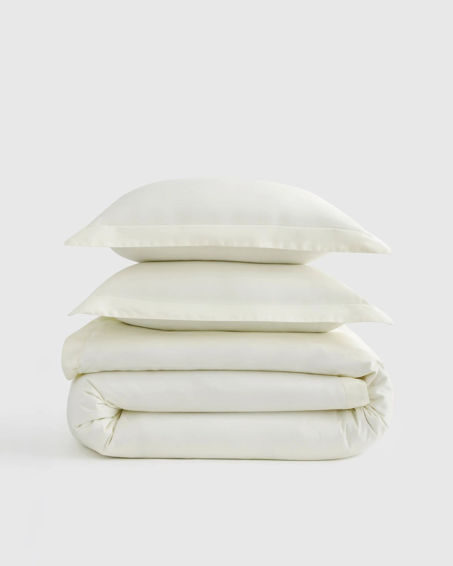 Signature Giza Cotton Sateen Duvet Cover Set - Twin / Sand