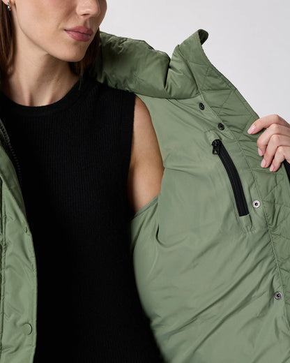 Responsible Down Long Puffer Jacket - XS / Black