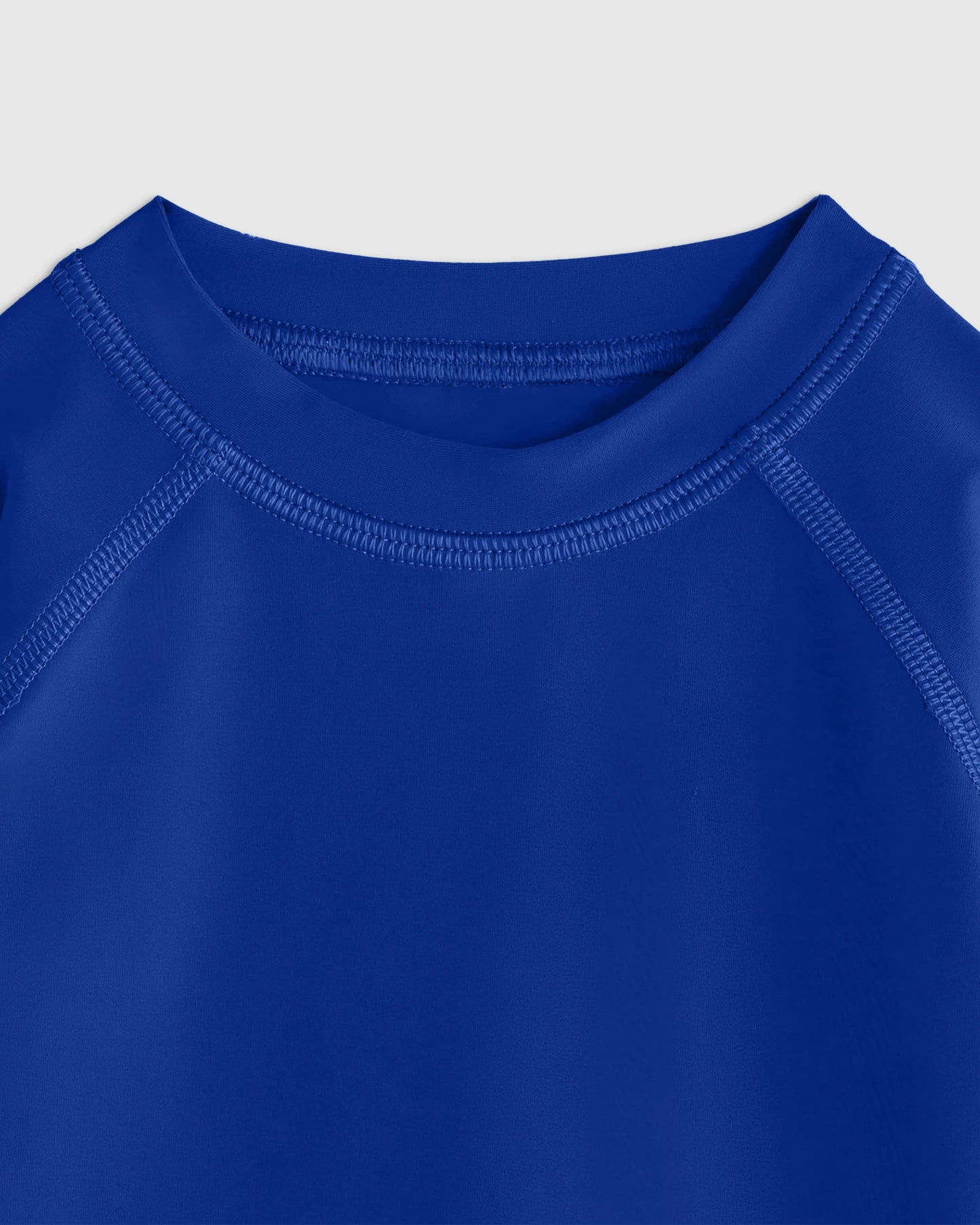 Long Sleeve Raglan Rash Guard - 6-9M / Island Aqua