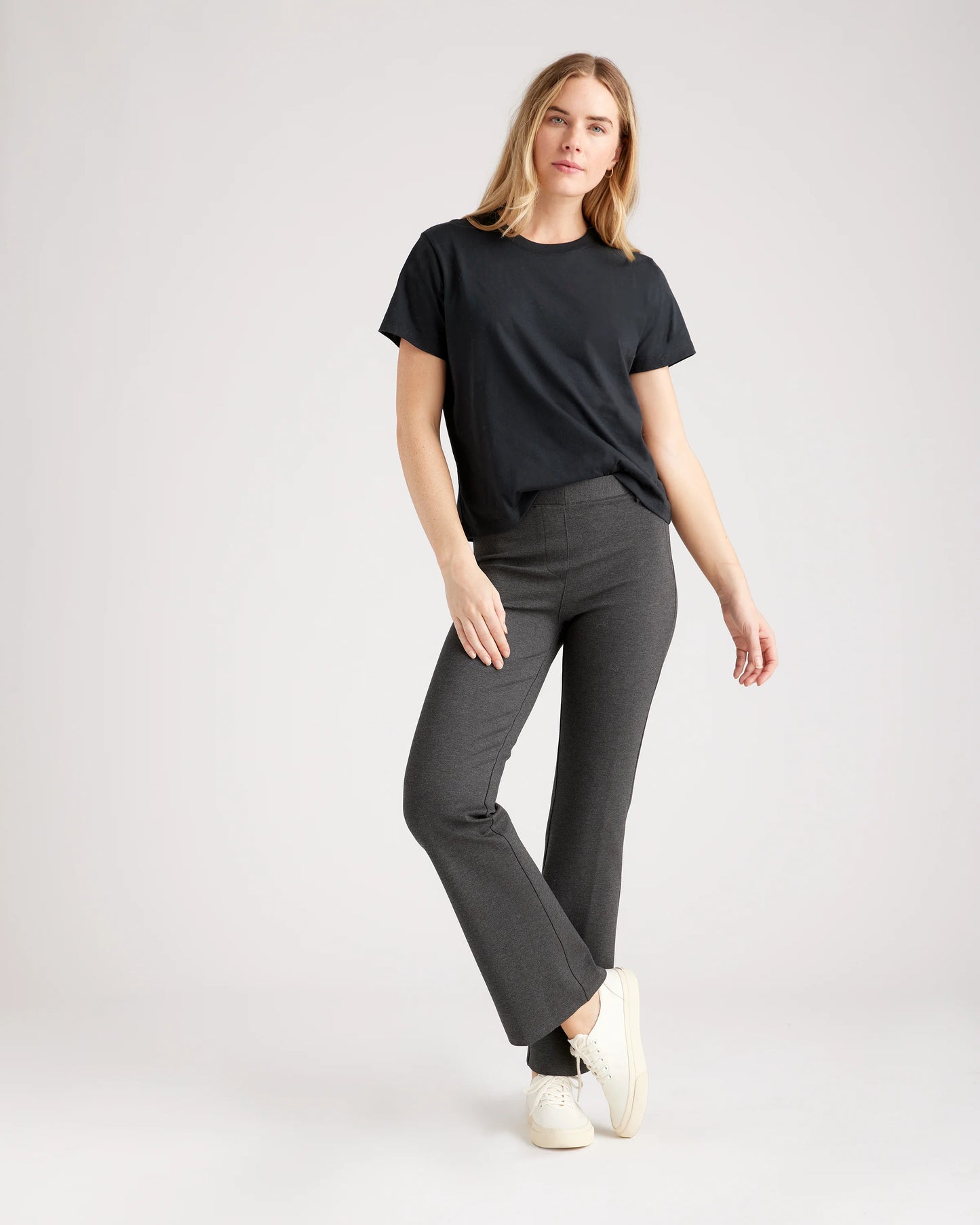 Ultra-Stretch Ponte Bootcut Pants - XS / Roasted Pecan