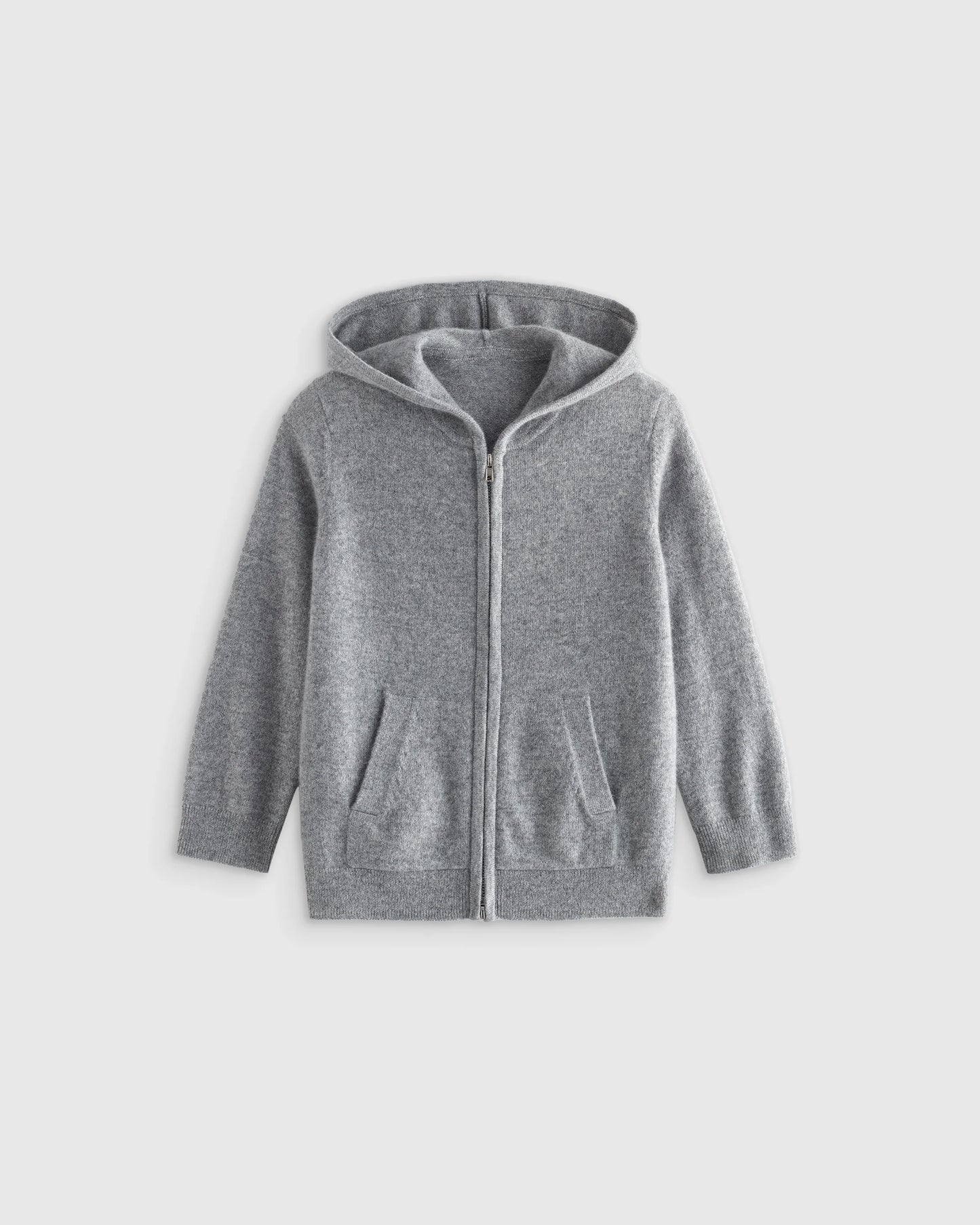 Washable Cashmere Full Zip Hoodie - 2T / True Navy
