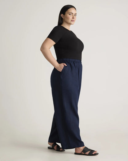 100% European Linen Pants - 1X / Bayberry Olive