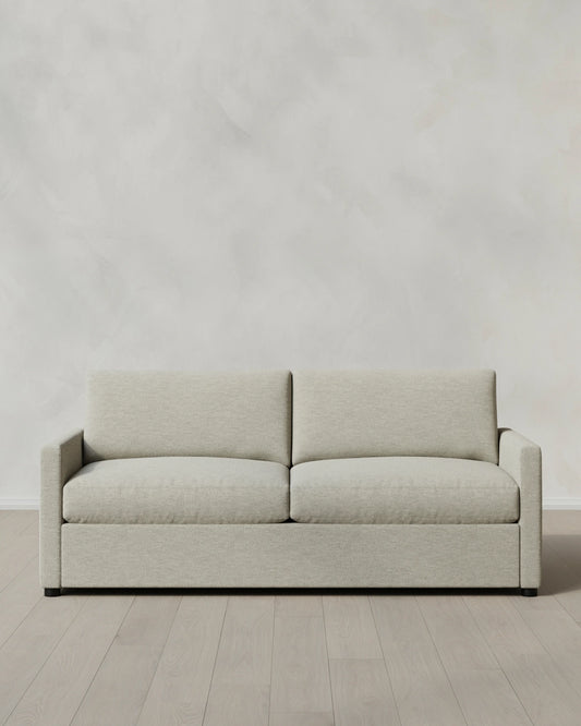 Brennan Sleeper Sofa in Performance Basketweave - Queen / Flax