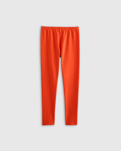 Organic Cotton Leggings - 2T / Red