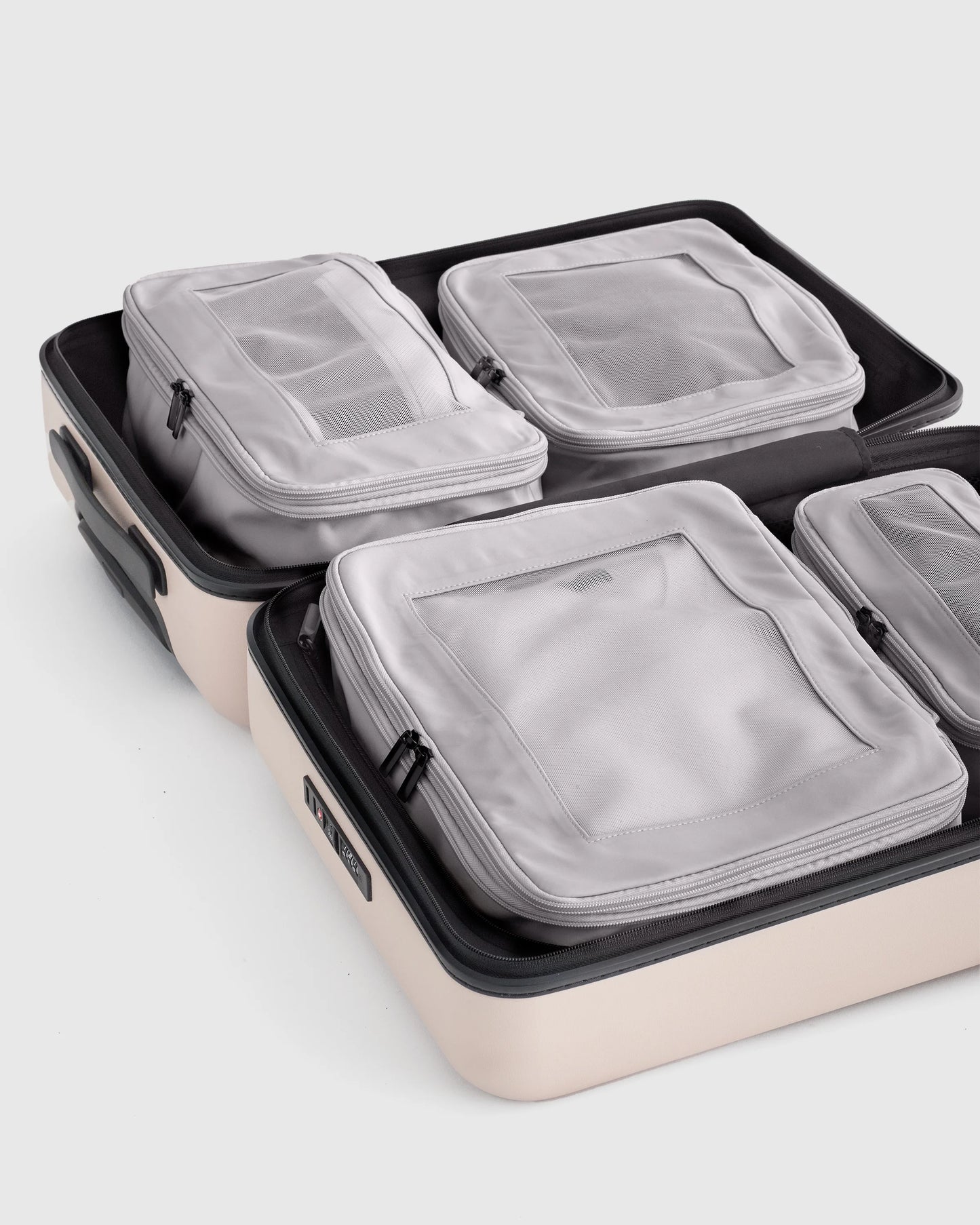 Eco Compression Packing Cubes - 4-Pack / Black