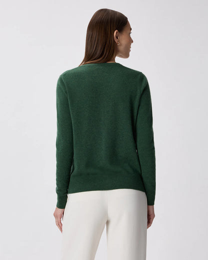 Mongolian Cashmere Cardigan Sweater - XS / Black
