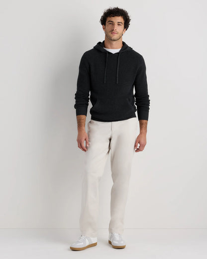 Organic Cotton Cashmere Waffle Hoodie - S / Bayberry Olive