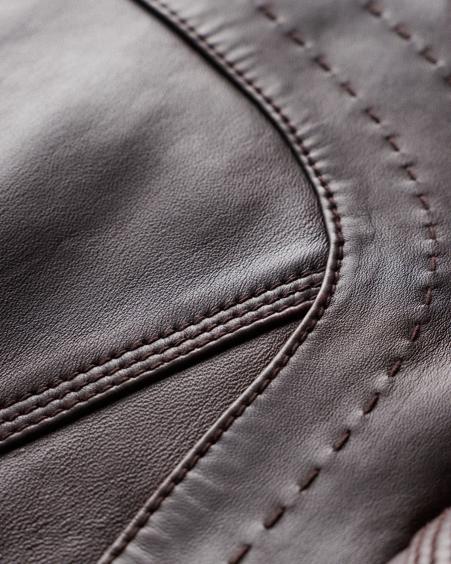 100% Leather Stand-Collar Jacket - XS / True Black