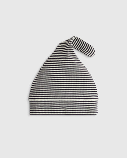 Softest Rib Hat (2-Pack) - 0-6M / Ivory/Grey Stripe