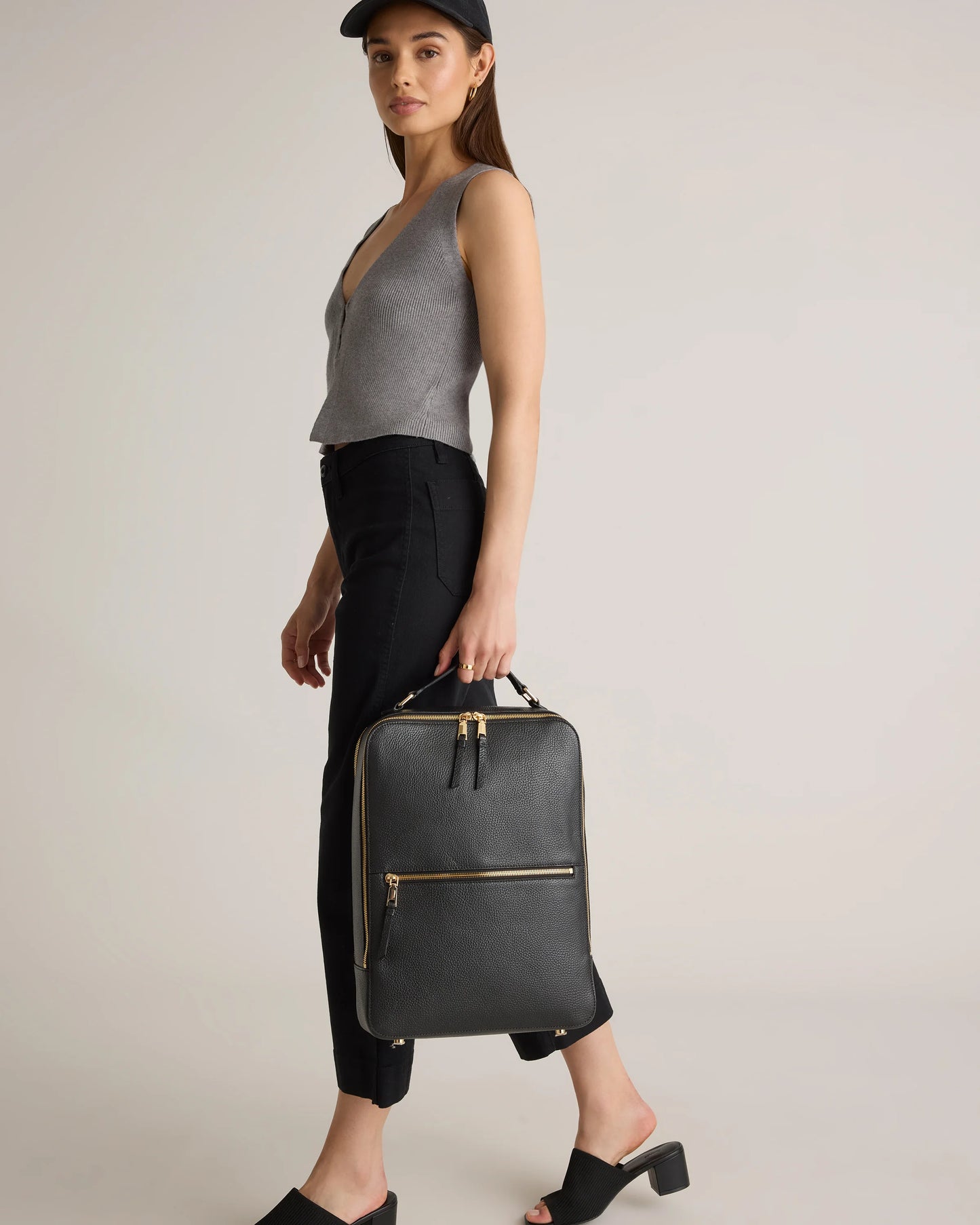 Marlow Laptop Backpack - One Size / Soft Ivory