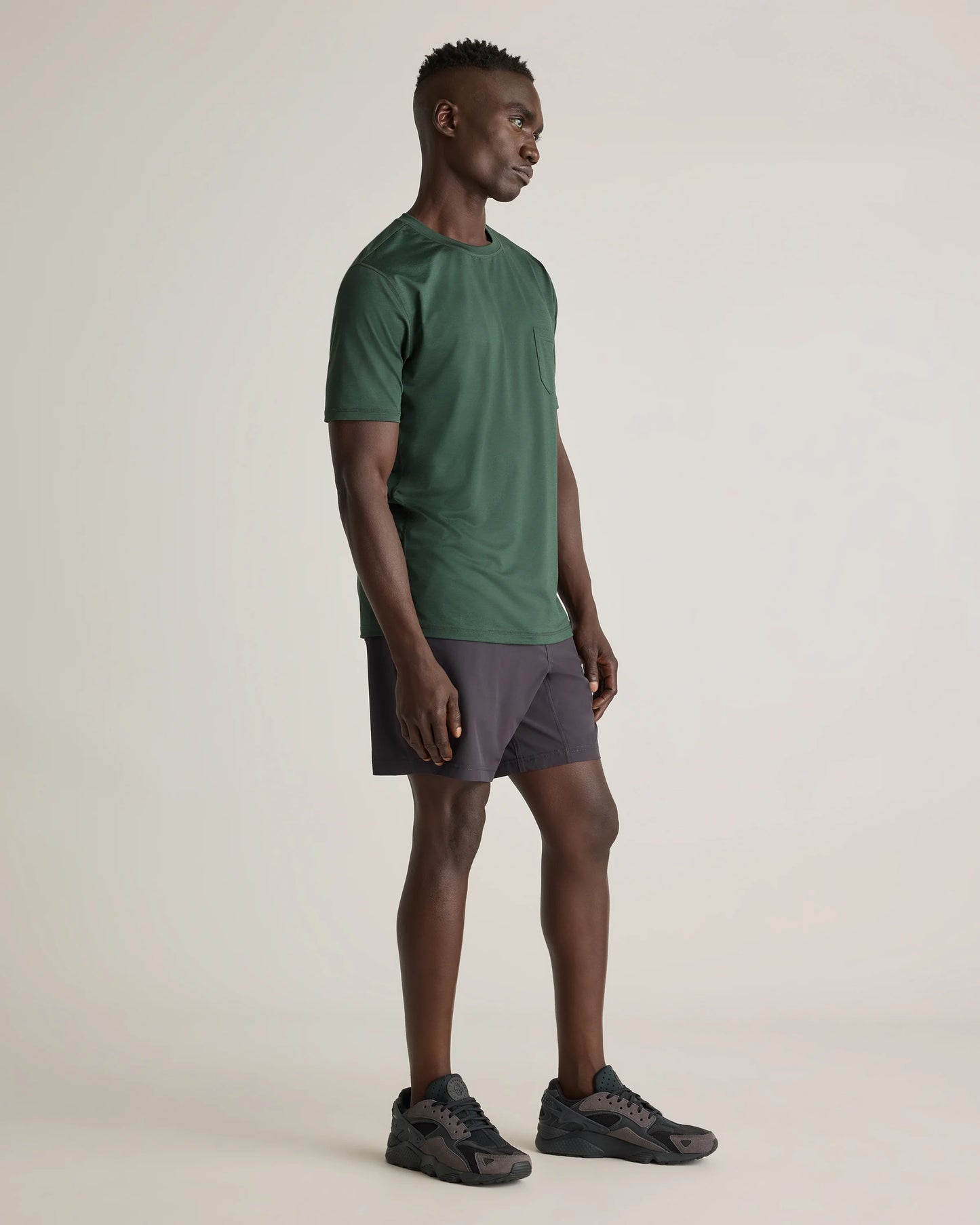 Performance Tech Shorts - 7.5" - S / Granite Grey