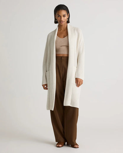 Australian Merino Wool Duster Cardigan - XS / Malted Toffee