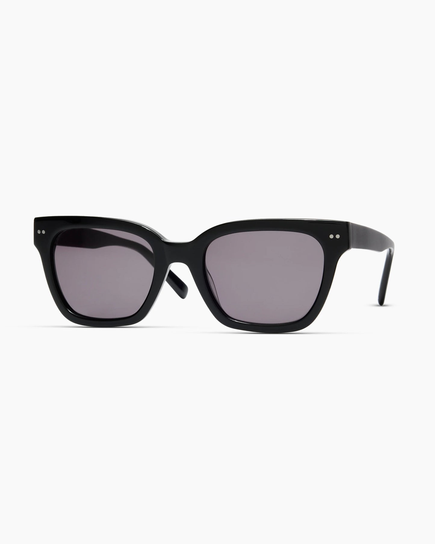 Malibu Polarized Acetate Sunglasses - One Size / Black with Grey lens