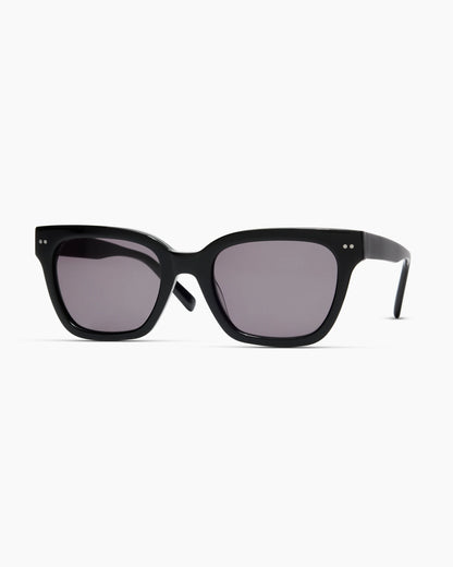 Malibu Polarized Acetate Sunglasses - One Size / Black with Grey lens
