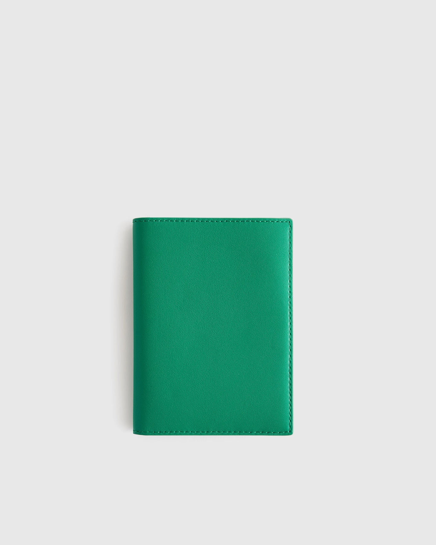 Nappa Leather RFID Blocking Passport Holder - One Size / Cherry Red